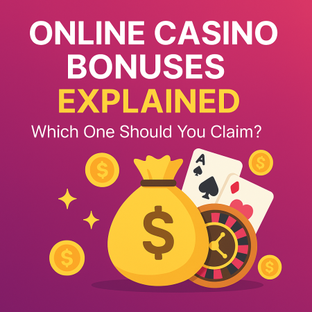 🎁 Online Casino Bonuses Explained: Which One Should You Claim?